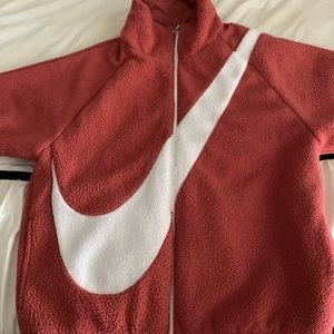 NIKE REVERSIBLE SHERPA REDWOOD CI8937-897 Sz XS